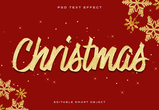 Christmas Glitter Text Effect 