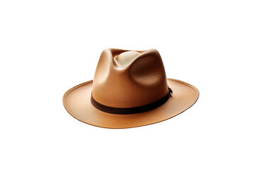 brown hat