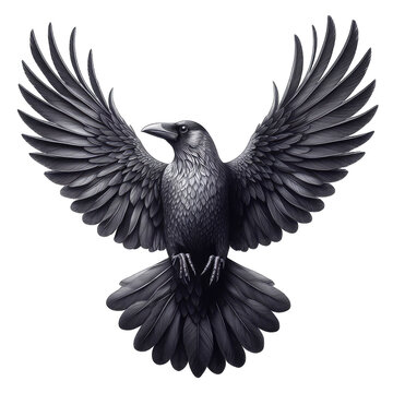 Intense Gaze of the Crow, GENERATIVE AI