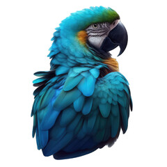 Agile Colorful Parrot in Flight, GENERATIVE AI
