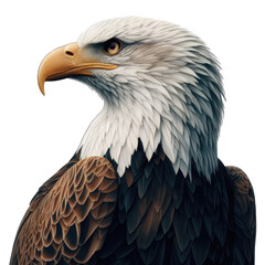 Obraz premium Majestic Golden Eagle Soar, GENERATIVE AI