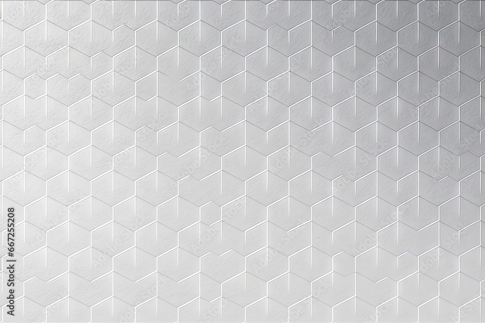 Poster white hexagon pattern texture background. abstract hexagon pattern background