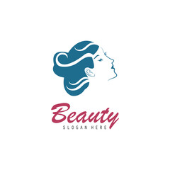 woman beauty face vector logo and tatto , bussines company