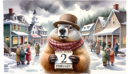Groundhog's Calendar Reveal