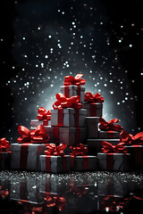 Gifts banner. Special to decorate your designs.