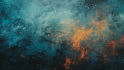Heavy oil paint texture , background abstract , dark colors. Generative AI - obrazy, fototapety, plakaty