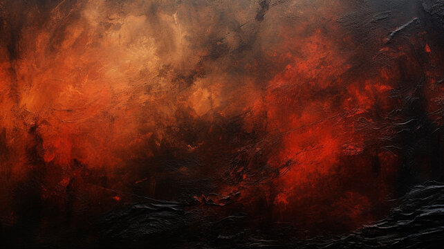 Heavy oil paint texture , background abstract , dark colors. Generative AI