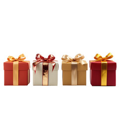 Obraz premium Surprise Presents: Wrapped with Love - transparent background