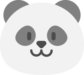 cute panda vector art, cute animal vector art, cute vector emoji
