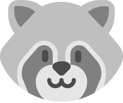 cute raccoon vector art, cute animal vector art, cute vector emoji