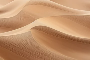 Foto op Plexiglas Sand dunes texture, windswept desert landscape. © Jelena