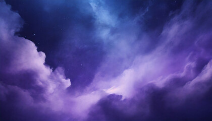 Naklejka na ściany i meble indigo violet gradient mystical galaxy cloudscape hd phone wallpaper ai generated