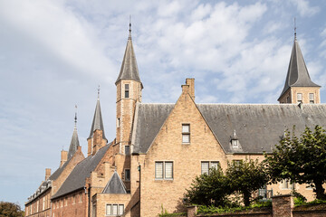 Former abbey in the center of the historic Dutch town of Middelburg in Zeeland.