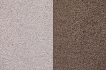 Fototapeta premium Facade textured paint, concrete wall, brown and dusty pink cement background paint with small texture details.