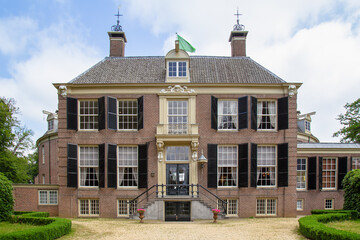 Groeneveld Castle, an 18th-century Dutch country house in Baarn.