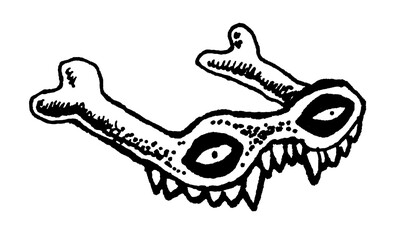 Eye Halloween masquerade glasses Tattoo Print Stamp Mask Look Masonic Lodge Symbol 