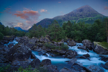 wild river in Norway