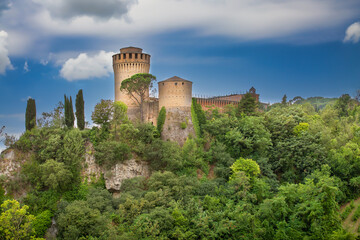 Brisighella, Ravenna, Emilia-Romagna, Italy, Ravenna, Emilia-Romagna, Italy. Beautiful panoramic...
