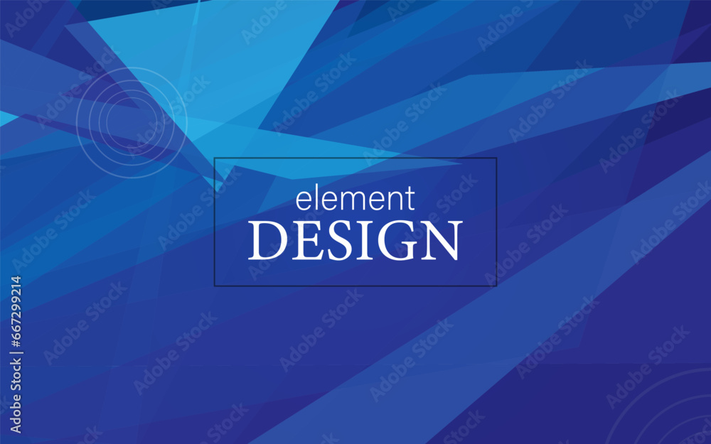 Poster abstract bright background of random triangles of different sizes and transparency. conceptual techn