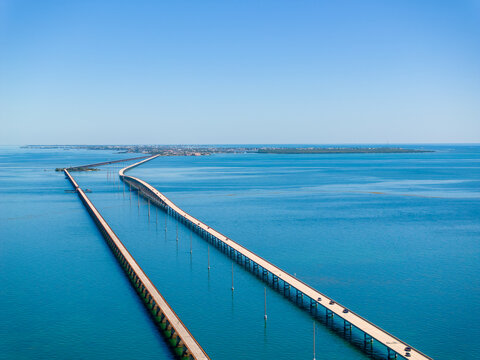 Stock photo Florida Keys Seven Mile Bridge 2023