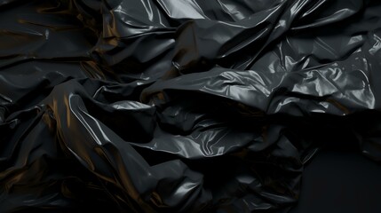 Crumpled Black Paper 8k 4k Photorealistic Ultra