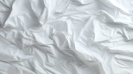 Obraz premium crumpled white paper background wrinkled background wallpaper high resolution
