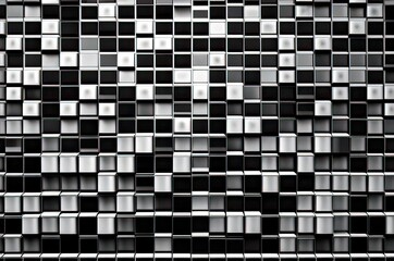Geometric pattern background, made of squares.
