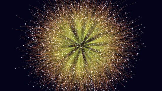 Mysterious and intricate, this circular network of lines and dots captivates with its complexity. Its deeper meaning eludes explanation, invoking curiosity and intrigue