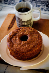 Delicious Chocolate Cake with Coffee