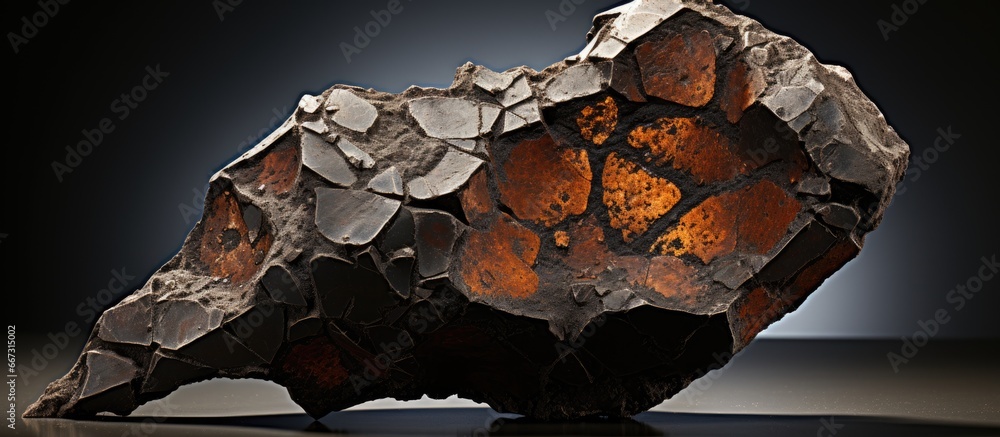 Poster iron meteorite with distinct pattern