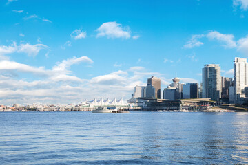 Fototapeta premium Beautiful view of Vancouver Bay in Vancouver, Canada