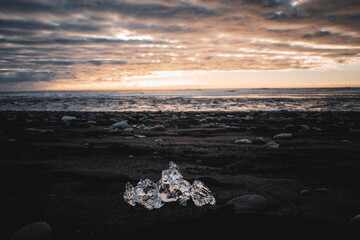 Diamond beach in Iceland