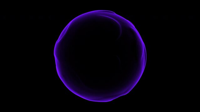 A purple ball is prominently displayed against a black background. The purpose behind this image remains unclear, allowing for open interpretation