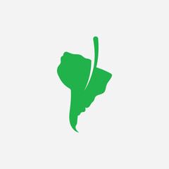 America green logo design illustration vector template