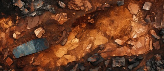 Latin American mine landscapes rich in gold copper and silver