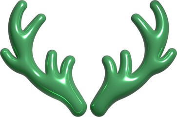 Inflated Christmas Holiday Balloon PNG Element Object