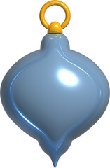 Inflated Christmas Holiday Balloon PNG Element Object