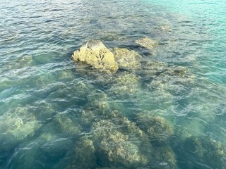 Rocks in the middle of the Sea