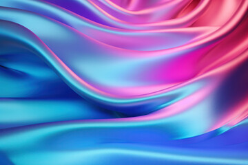 Fototapeta premium Iridescent Abastract Wave Flow Colorful Gradient Background
