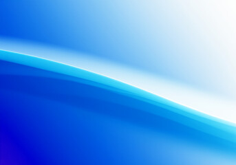 青色の透明感のある曲線の背景素材