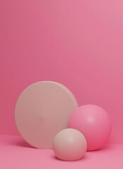 Fototapeta premium Product podium background, podium stand display, 3d podium product, Minimal background podium, Product presentation, mock up, show cosmetic product