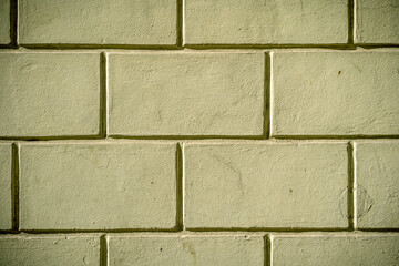 A textured brick wall up close