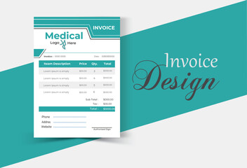 invoice template design
