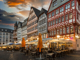 Frankfurt am Main, Old Town - obrazy, fototapety, plakaty