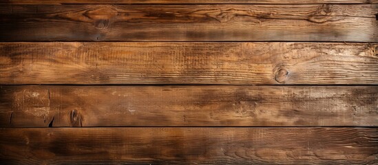 Naklejka premium Wooden background with an aged plank texture