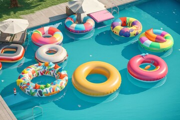 3D pool party with amazing discounts. Generative AI
