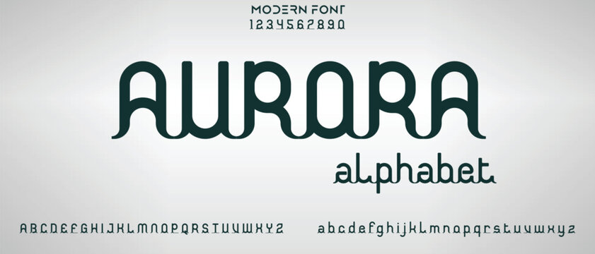 Modern Bold Font Sport Alphabet. Typography urban style fonts for technology, digital, movie logo design. vector illustration