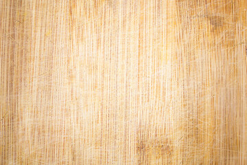 Fototapeta premium Texture of scratched wood, boards. Background of old wooden cutting board.