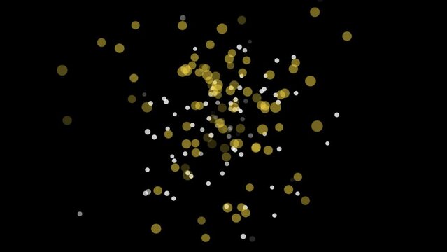 particle glow light animation fairy light animaton black background animation 4k 