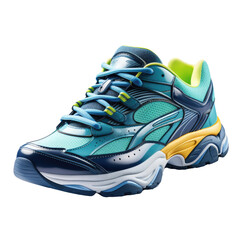 Transparent isolated sport shoes, a stylish fusion of modern design and athletic performance. Step into innovation